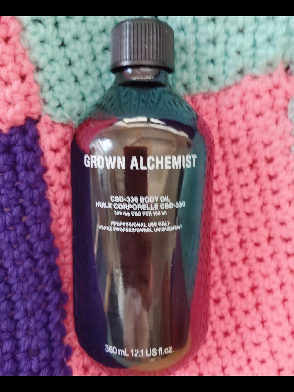 Grown Alchemist CBD-330 Body Oil 360 ml Professional Size